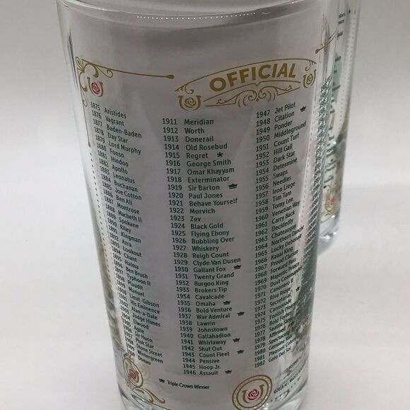 Set of two 145th Kentucky Derby Mint Julip Glasses - Picture 4 of 6